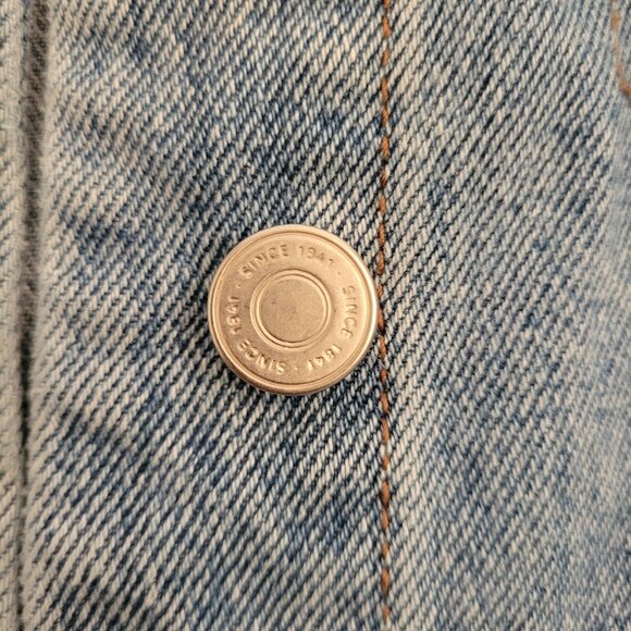 C&A Basic Denim Collection Women’s Jean Jacket Size Small Blue Casual - Picture 4 of 9